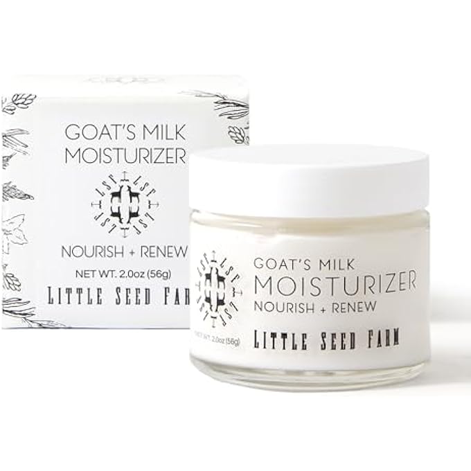 Little Seed Farm GOAT'S MILK MOISTURIZER - ALL NATURAL, ORGANIC FACIAL MOISTURIZER, 2.0 OUNCE - Image 1